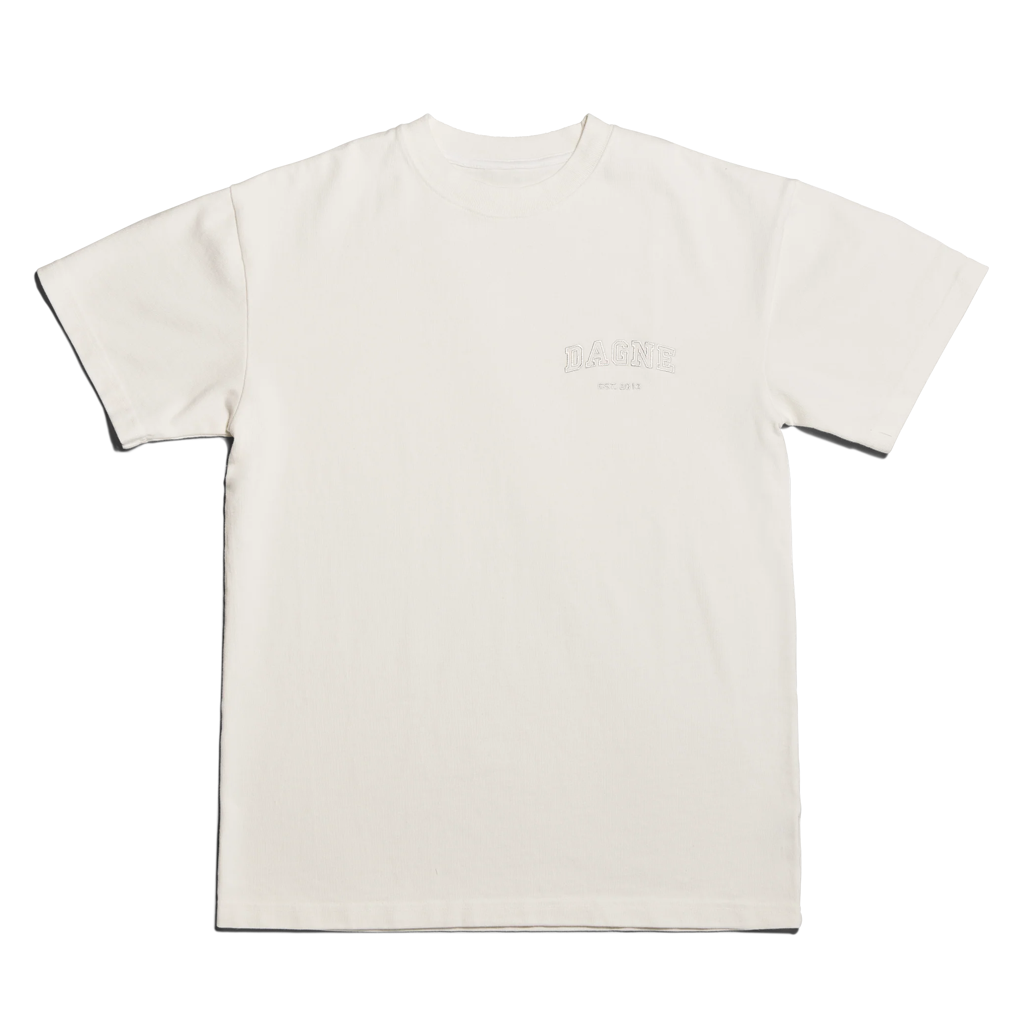Varsity Logo T-shirt in Moonbeam. 2X