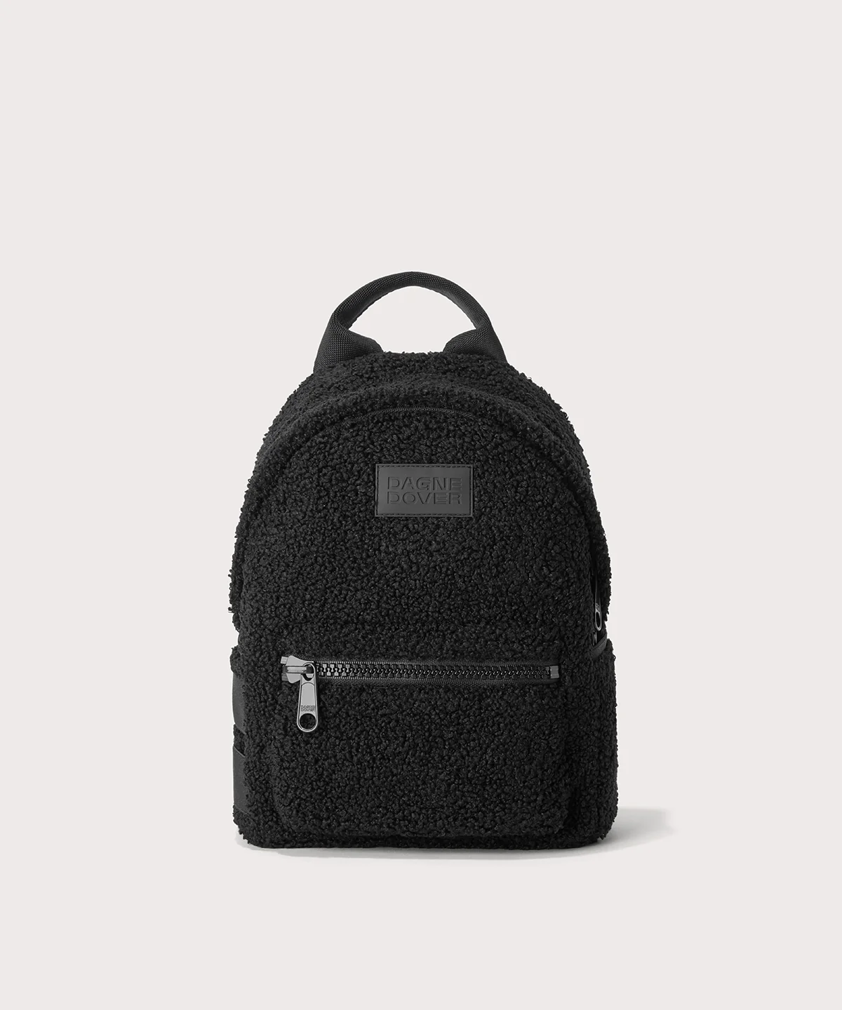 Dakota Backpack in Onyx Shearling . Small