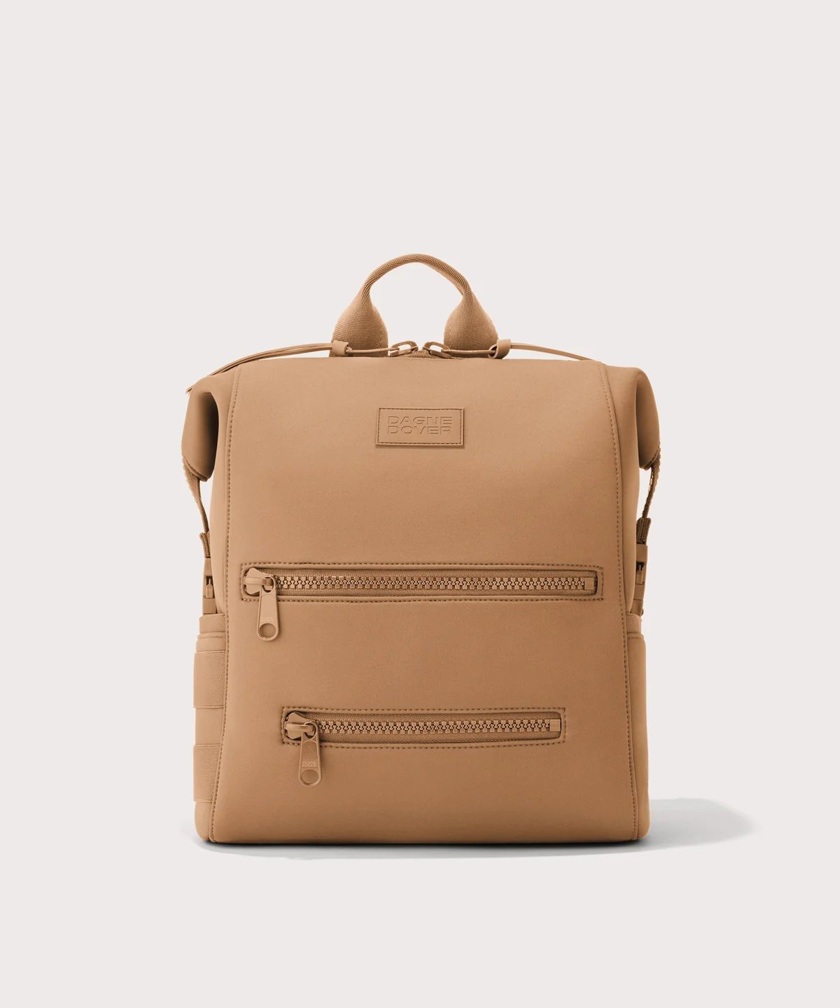 Indi Diaper Backpack in Camel. Medium